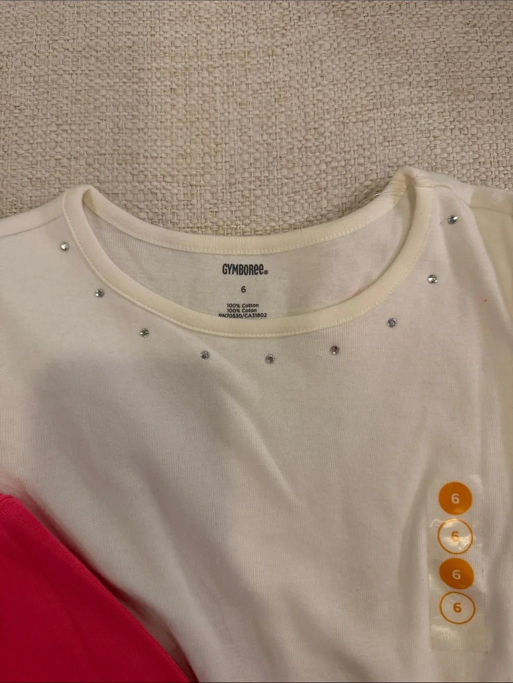 4 Gymboree Long Sleeves, Rhinestone collar.
